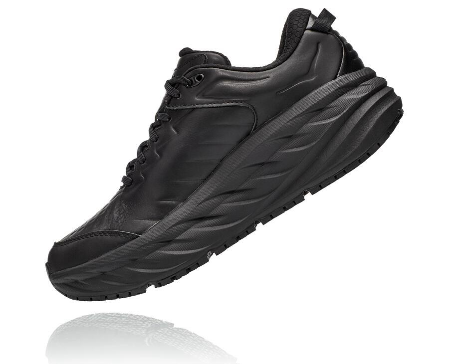 Hoka Australia One One Bondi Sr - Mens Running Shoes Black - DJLMS-3079